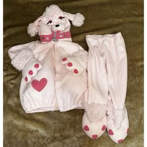 Old Navy Poodle Costume Size 4T/5T 2 Piece Pink Fi-Fi Halloween Dress up
